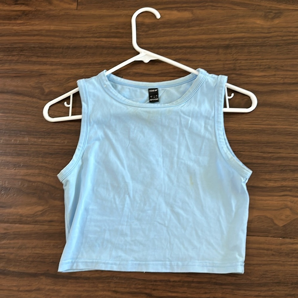SHEIN light blue tank soft and stretchy